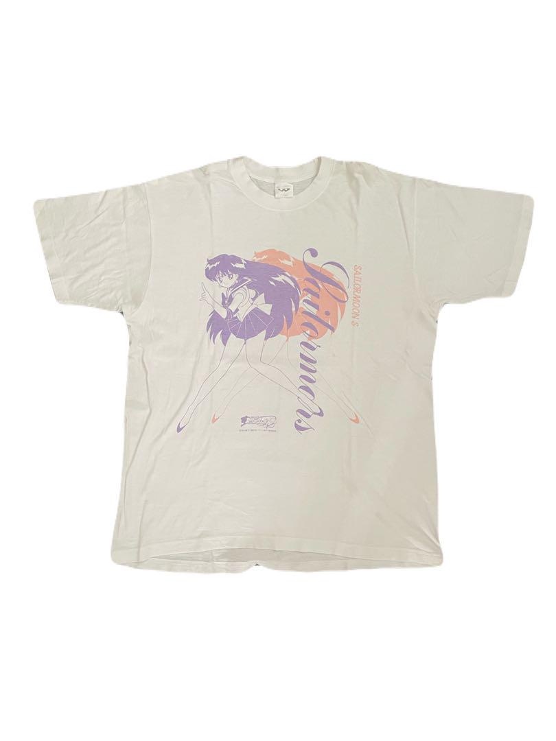 

[USED] Sailor Moon Mars Hino Rei BANDAI t-shirt 90s