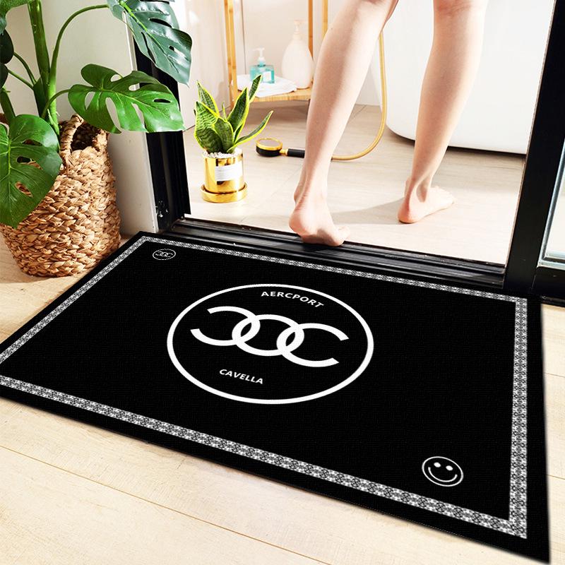Anti-Slip Water-Absorbent Bathroom Mat for Entryway and Household Use