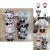 And Plush Keychain With Checkered Maid Outfit Decoration