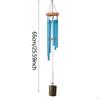 Metal Wind Chime 26 inch Waterproof Deep Tone Hanging Ornament Memorial Windchime for Outdoor Sister