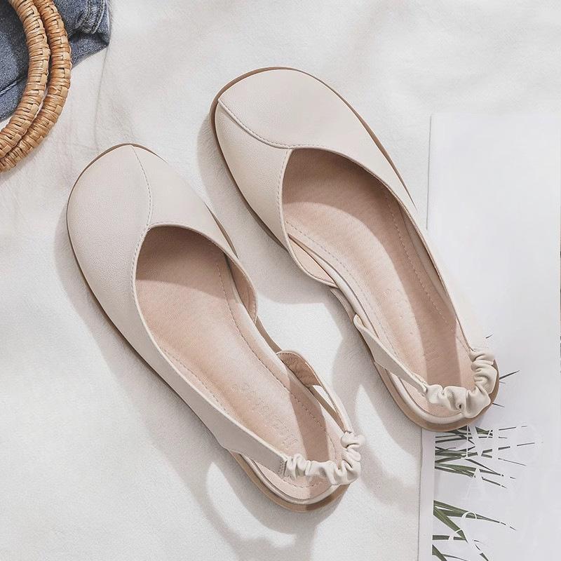 

New Women s Single Shoes Are Worn Over Flat Shoes Flip-flops and Sandals 35 білий