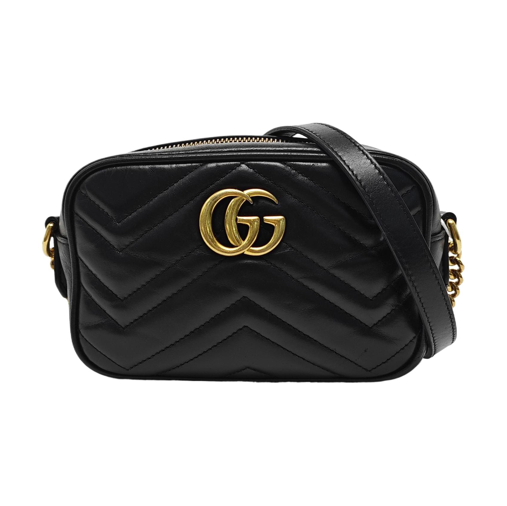 [Pre-Owned] Gucci GG Marmont Matelassé Mini