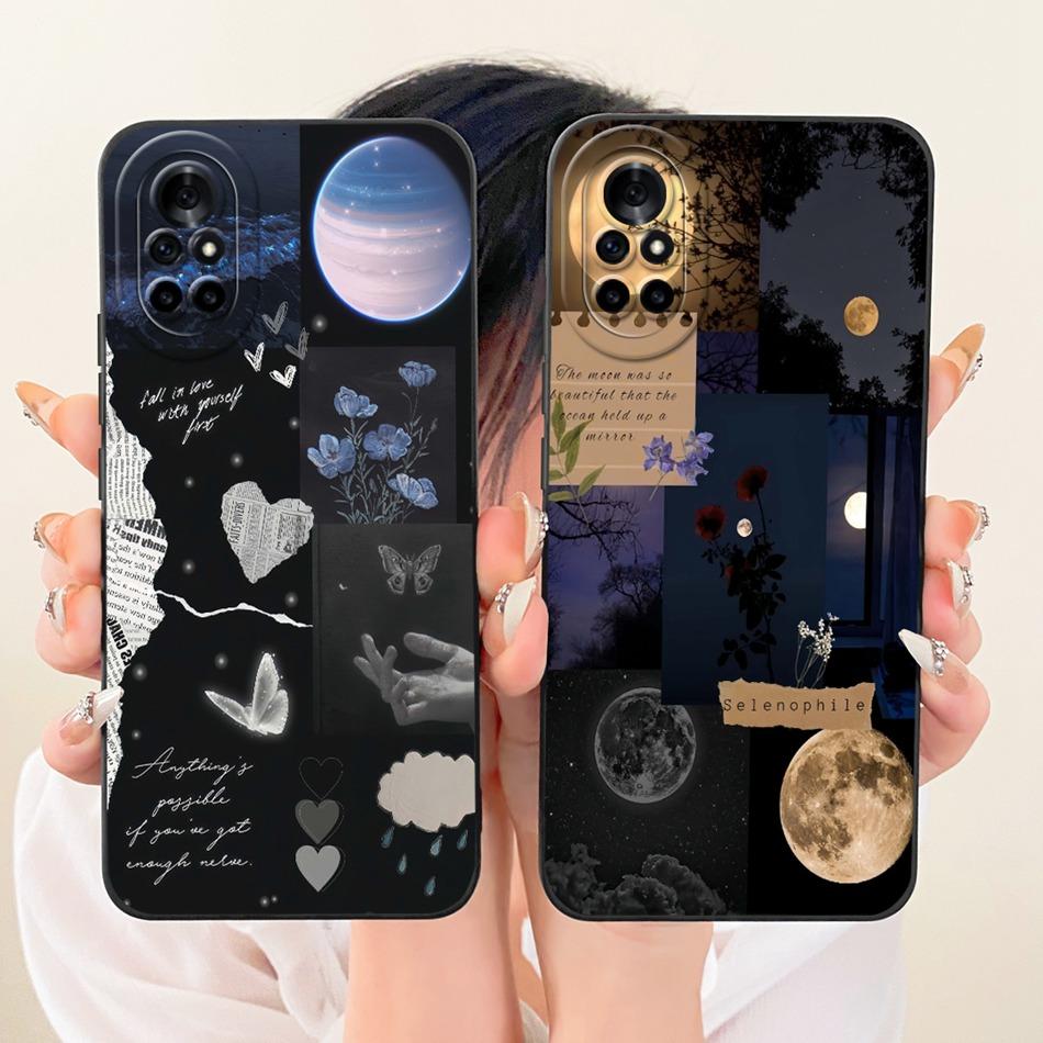 For Huawei Nova 8 8i Fashion Dusk Beach Painting Phone Case For Huawei Nova8 Nova8i Soft Silicone Covers Bumpers