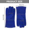 Leather Welding Gloves Heat/Fire Resistant Perfect for Gardening/Oven/Grill/Mig/Fireplace/Stove/Pot Holder/ Tig Welder