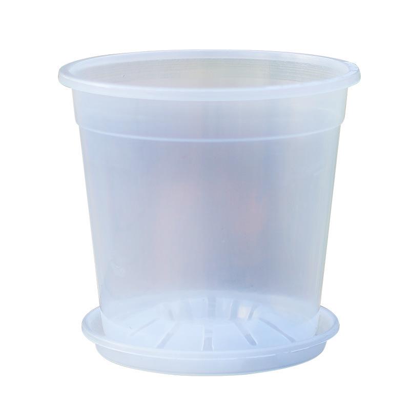 Clear Orchid Flower Pot - High Transparency, Thickened, Breathable for Dendrobium, Succulents, Roses, Phalaenopsis