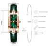 Diamond Watch Belt Square Dial Ladies Quartz Watch Calendar Large Dial
