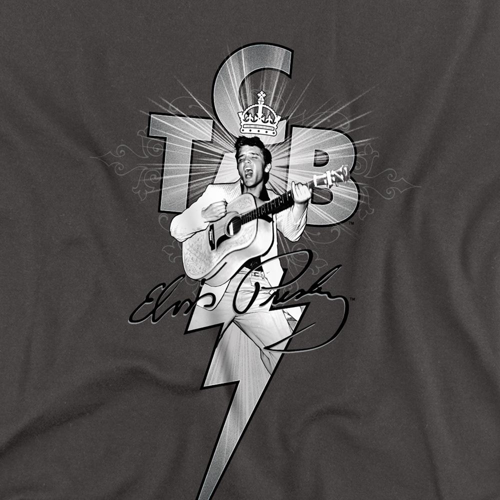 Elvis Presley Unisex Adult Tcb Ornate Long-Sleeved T-Shirt