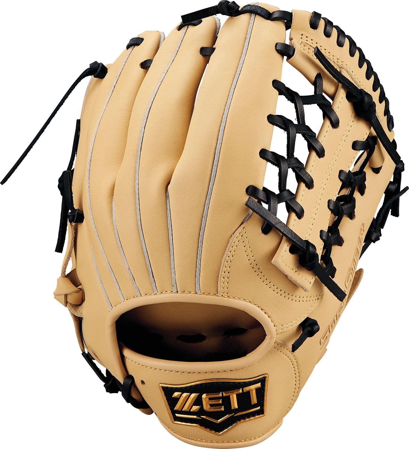 

ZETT Youth Baseball Soft Pastel Brown x Black Size BJGB74540F Glove, Steer, All-Around, Left-Handed Throw, (3219), L,