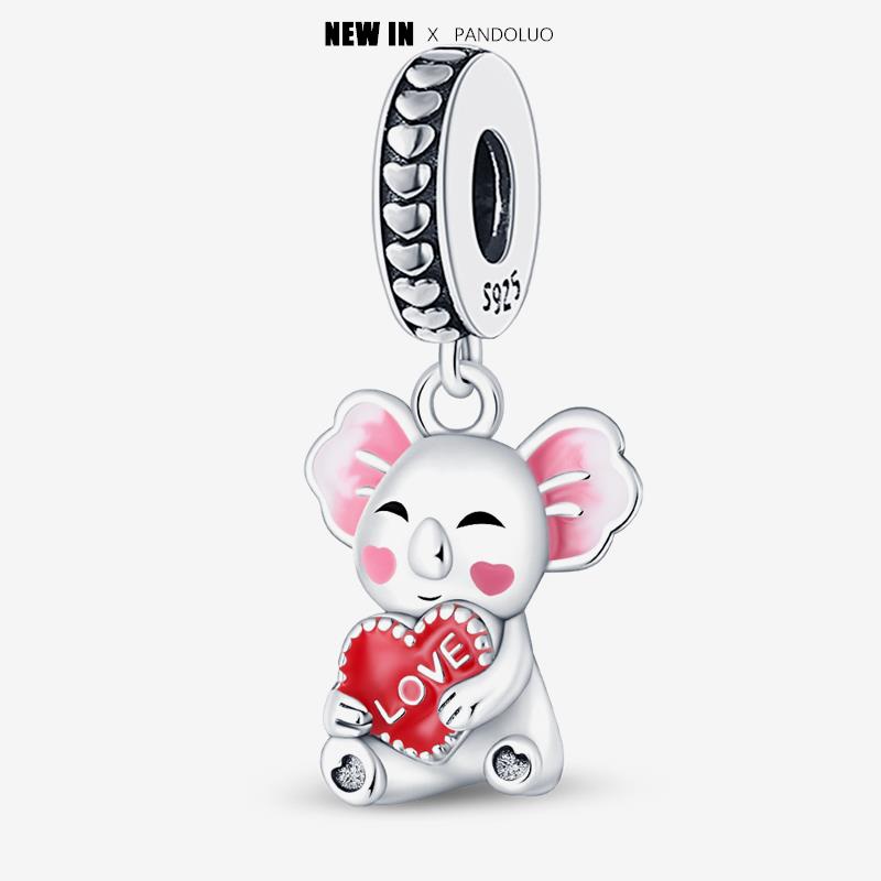 New In Copper Cute Pet Animal Shapes Charm Beads Fits Pandach Original Charms Bracelet For Women Pendant Bead Jewelry