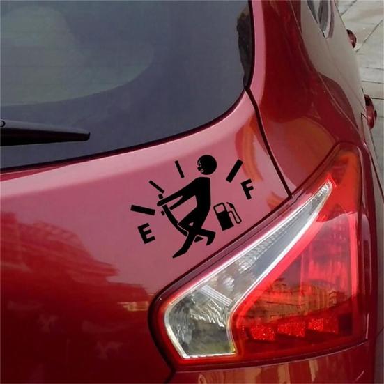 Lustige Tankanzeige-Körperaufkleber, Auto, Auto, wasserdicht, reflektierende Aufkleber, Dekoration