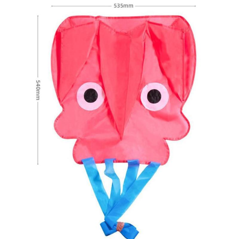 1 Set 3 Meter Soft Octopus Kite Kids Inflatable Outdoor Play Toy With String Line Kite Design For Children Entertainment