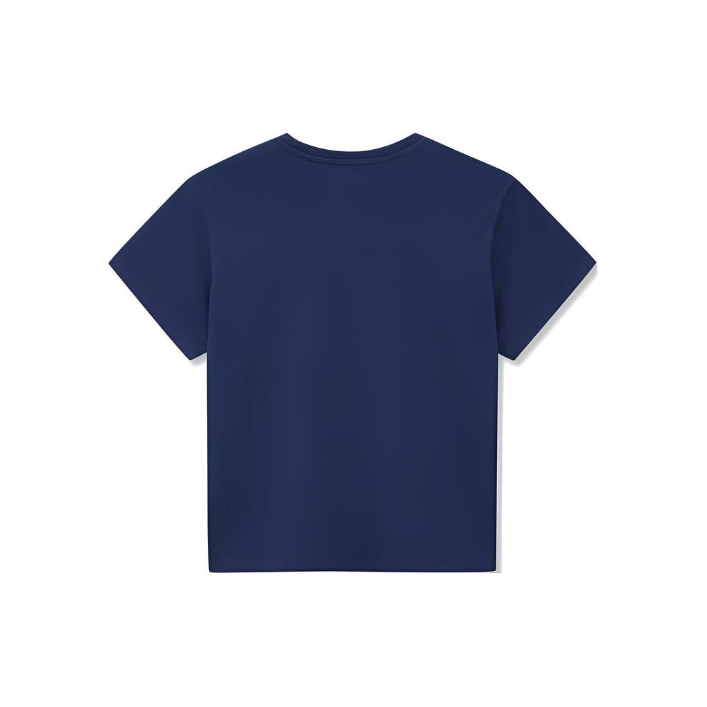 Levis Bedrucktes Rundhals-Freizeit-Kurzarm-T-Shirt Damen Oberteile Dunkelblau A2226-0076