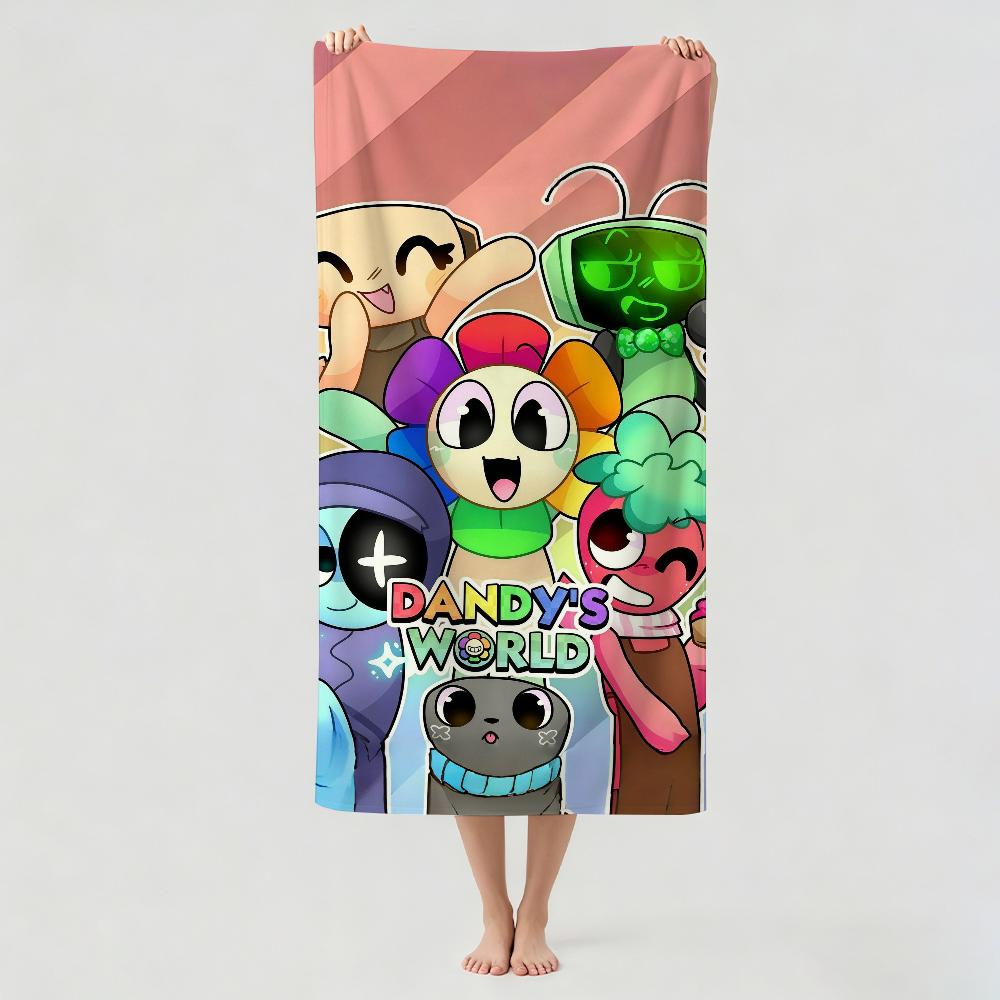 Cartoon Cute D-Dandys W-world Towel Drying Bath Towel Applicable To Light Swimming Camping Yoga Beach Out