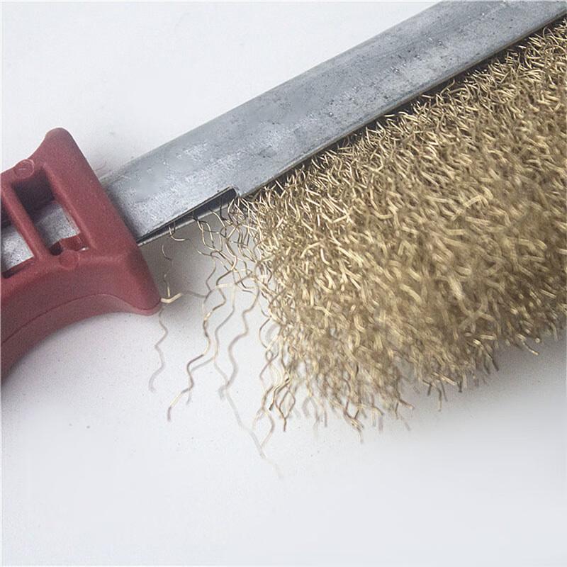 Dryden BBQ Grill Brush with Copper-Plated Steel Wire