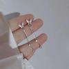 999 Pure Silver Butterfly Tassel Stud Earrings - Elegant Summer Trend