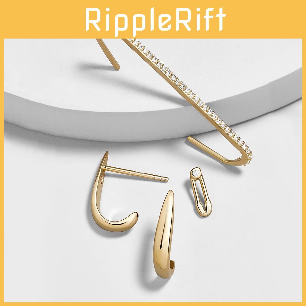 Contemporary Alloy Earrings Set Minimalist And Stylish Ear Studs For Women