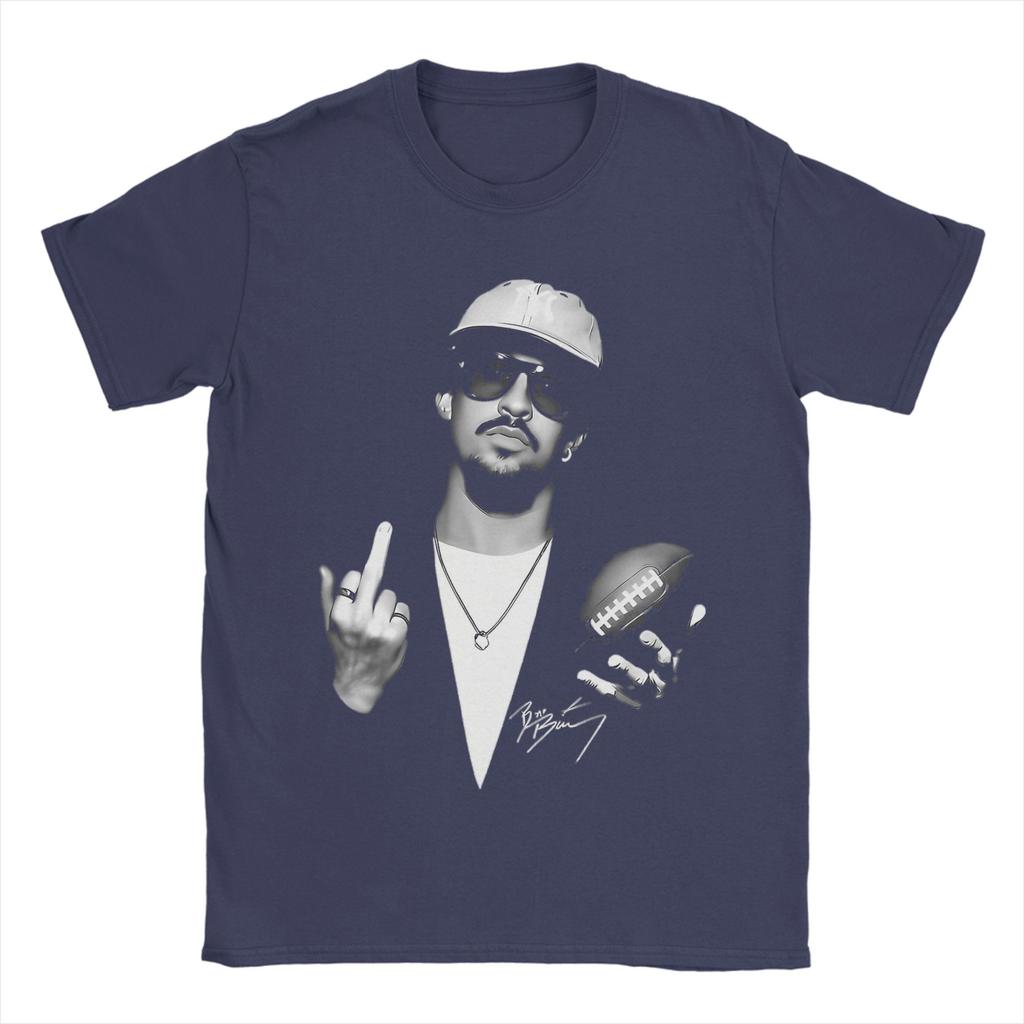 Unisex TShirts Bad Bunny Football Bad Benito Funny Pure Cotton Tee Shirt Short Sleeve T Shirt Round Neck Clothes Summer