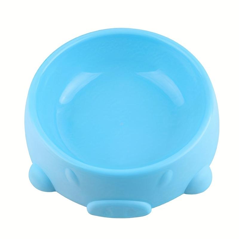 Dog Bowls for Food and Water Pet Dish with Non-Slip Base Cute Candy Color Plastic Feeder for Puppy Cat Slow Eat Bowls Easy Clean