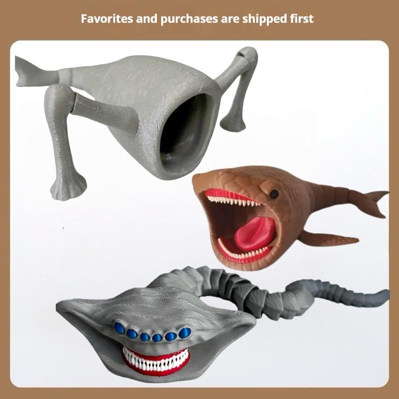 Kreatywne Zabawki Potwory Głębinowe Wyprawa w Głębiny Potwory Prehistoryczne Pożeracze Morza Potwory Morskie Majów Ozdoba na Biurko Prezenty W Magazynie