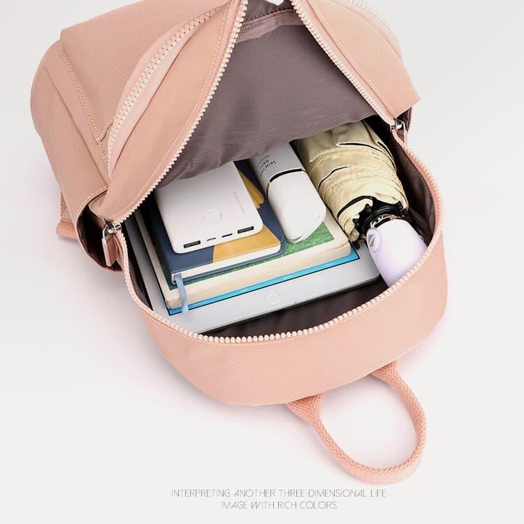 Nylonowy plecak damski miejski mały plecak