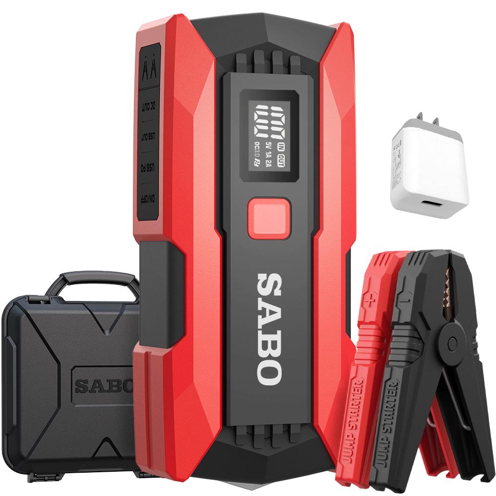 

SABO 2000A Peaks, 16000 мАч, автомобильный стартер, 12,0 В, усилитель автомобильного аккумулятора, поддержка блока питания