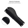 Bicycle Handlebar Grips TPR Ergonomic Rubber Handle Non-Slip Shock Absorption Mountain Bike Handlebar Cover Double Side Lock On
