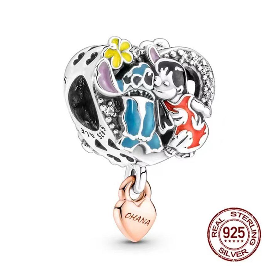 100% Kupfer Dumbo Heißluftballon Charm Perlen Geeignet für Pandora Original Armband DIY Schmuckherstellung