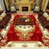 European Style Large Size Household Carpets for Living Room Decorative Rug Carpets for Bed Room Washable Non-slip Floor Mat Blue