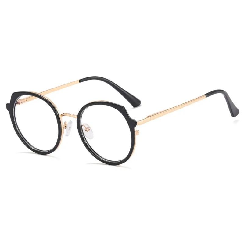 Fashion TR90 Anti Blue Light Glasses Women Ultralight Round Reading Optical Computer Eyewear 0 to +6 0