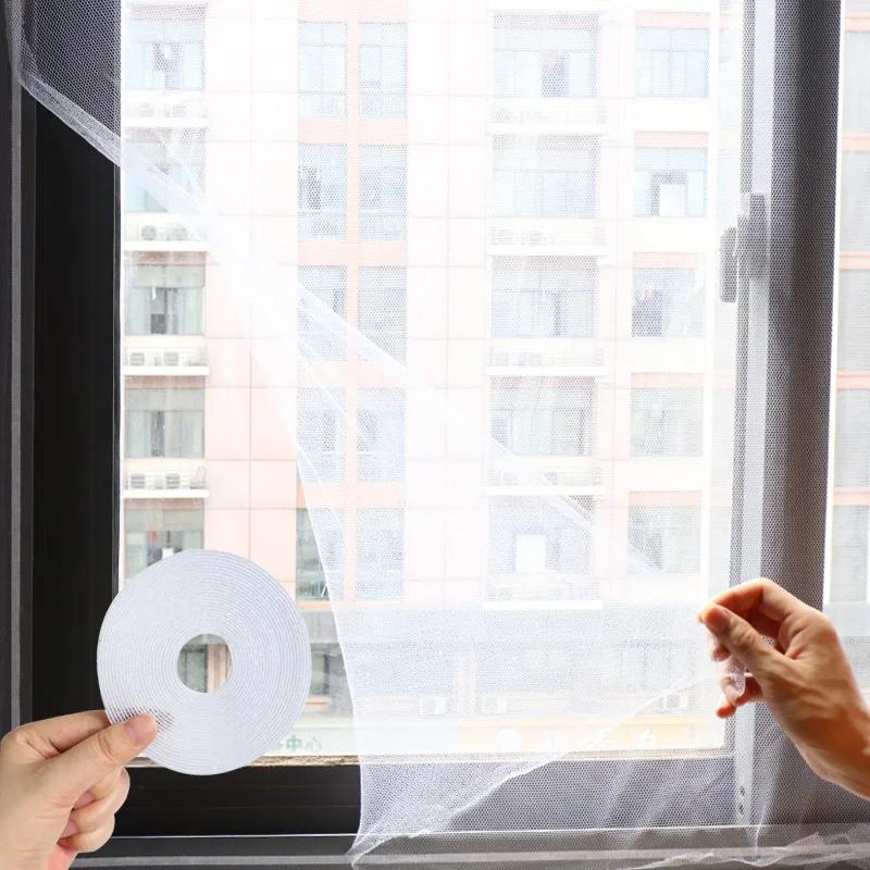 Window Mosquito Net House Self-Adhesive Moustique Screen Curtain Netting Anti Mosquitoes Bug Insect Fly Mesh Windows Curtains