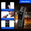 Alcohol Breathalyzer, 2 in 1 Portable Breathalyser Contactless Alcohol Tester with LCD Screen and Guard Mode, High Accuracy Breathalysers