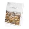 2 PCS Acrylic Display Stand Transparent Book Shelf Photo Frame Holder