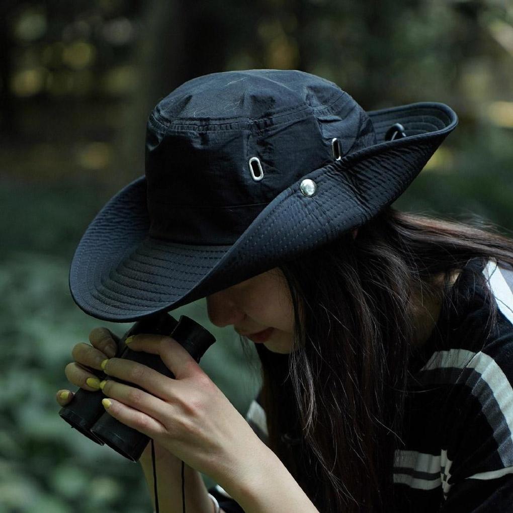 Sofos Mesh Hiking Hat (Black) Safari Hat