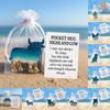 Positive Card Pocket Hug Gifts Miniature Figurine Inspirational Card  for Thoughtful Gift