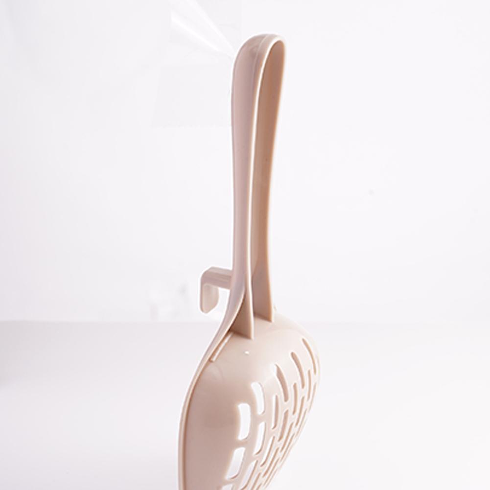 1PC Mesh Litter Scoop For Sifting Cat Litter Box Shovel Efficient Waste Cleaning Hanging Hook Durable PP Material Pet Clean Tool