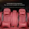 Car Headrest and Lumbar Support Set Comfort Neck Pillow Keychain For Citroen C4 C3 C5 C5X e-C4 X e-C3 C-Elysee Berlingo C1 C6 C2 YX3