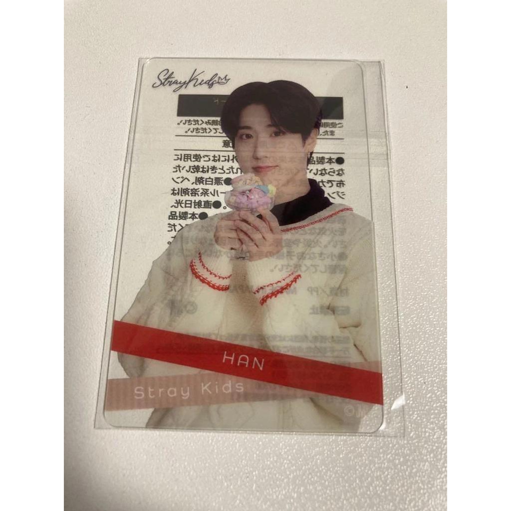 STRAY KIDS GIAPPONE FAMILY MART UFFICIALE CLEAR Cartolina Fotografica