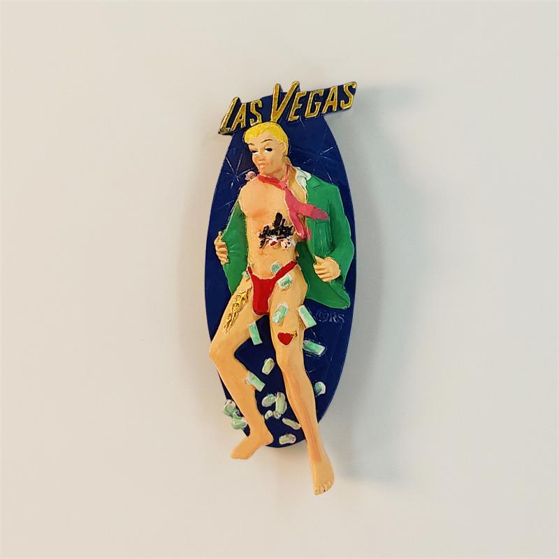 Italy Venice gondola Road signs 3D Stereoscopic Resin painting Tourism souvenirs decoration home refrigerator magnets