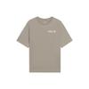 Li Ning T Shirts Unisex Pottery Clay Brown Crew Neck Moderate Straight Fit AHSSB43-6