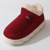 Men Women Winter Warm Indoor Outdoor Casual House Shoes Plush Padded Comfortable Non Slip Slippers