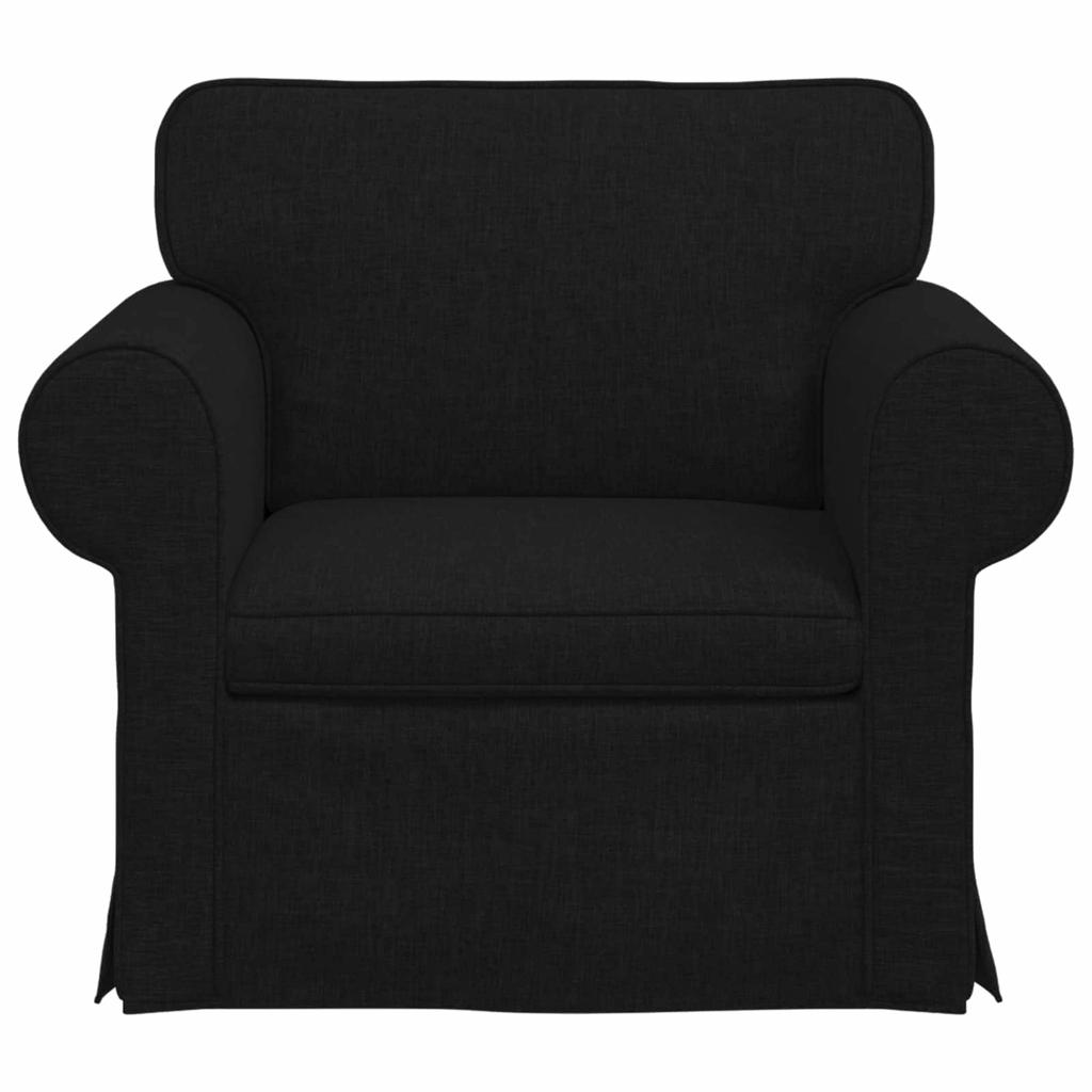 Sofa Black 95 X 82 X 80 Cm Fabric