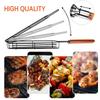 Portable Silicone Anti-overflow Pot Lid Clip Anti-scalding Spoon Holder Support Rack Kitchen Universal Spatula Bracket Clip