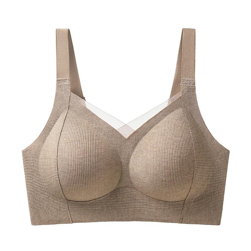 Anti-sagging lift upper support autumn and winter new seamless beauty back collection breast no steel ring bra