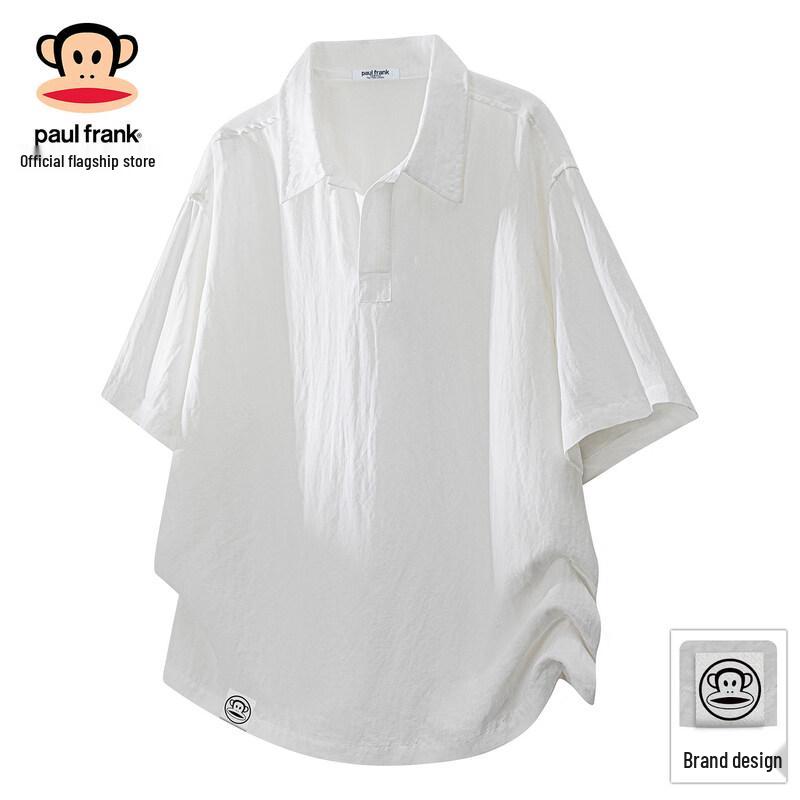 Paul Frank Men s Old Money Style Linen Blend Short Sleeve Polo Shirt M
