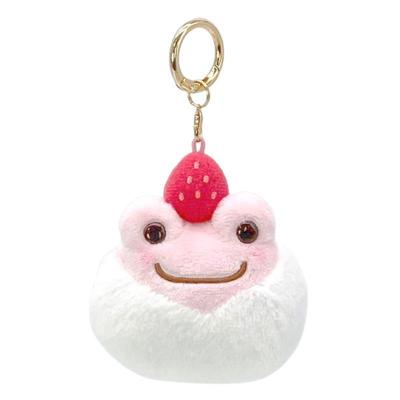Pickles the Frog Retro Cafe Mascot Strawberry Daifuku Keychain