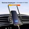 Luminous Car Logo Wireless Phone Charger Holder with Infrared Sensor