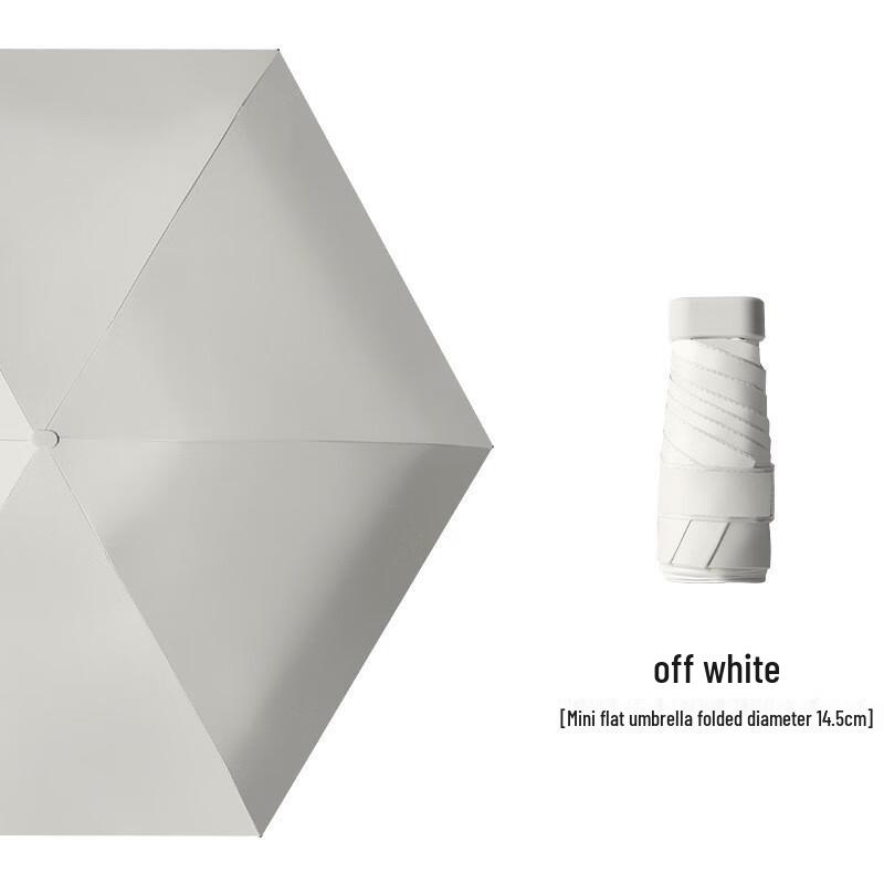 Nanqiao Mini Flat Handle 6-Fold Capsule Umbrella