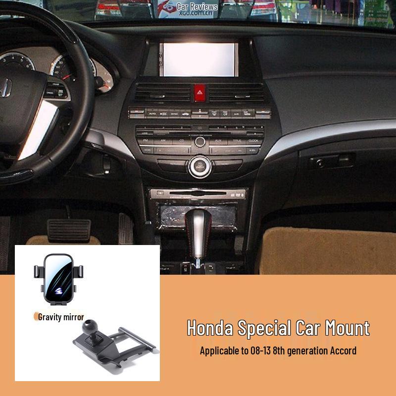 

Автомобильный держатель для телефона Honda для Civic, Accord, CR-V - Регулируемая конструкция с креплением на зеркало