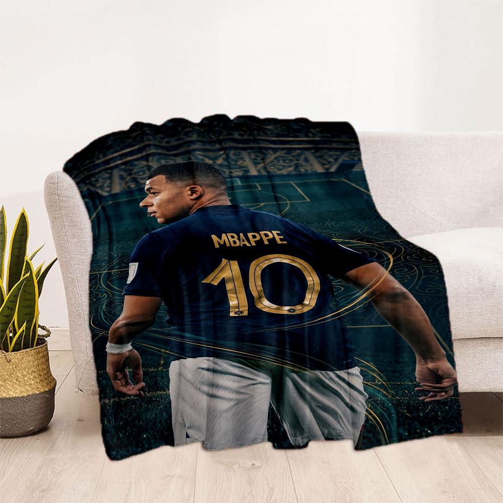 Mbappe 31 Blanket Ultra-Soft Great for Livingroom Picnics Office Chair for All Occasions Stylish Decor Gift for Travel Home Birthdays