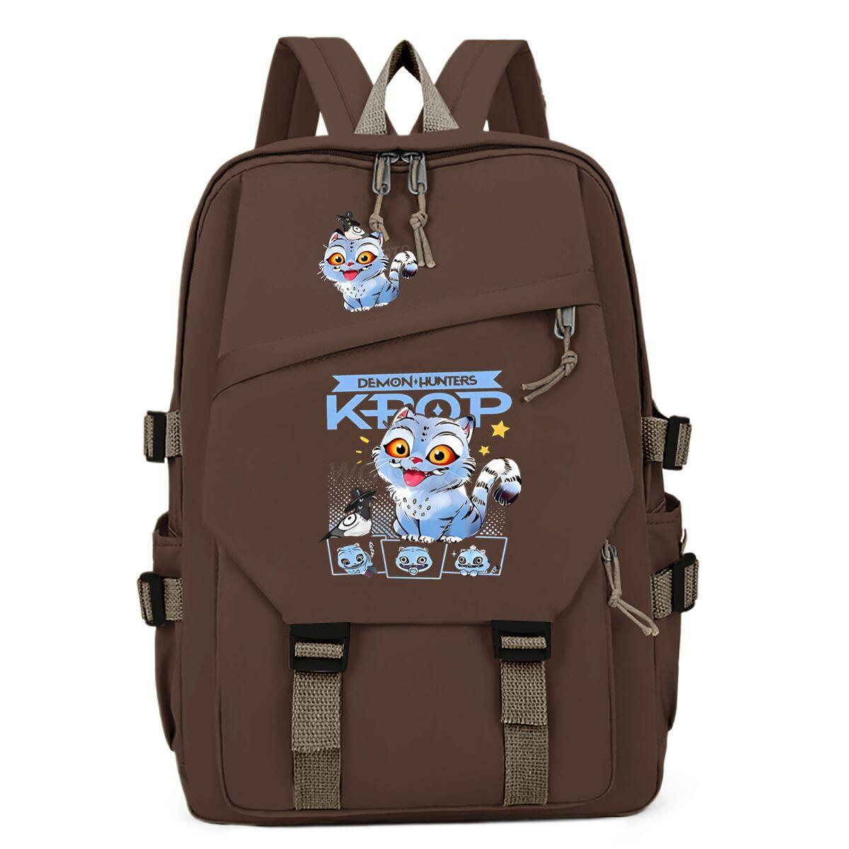 

Горячая Распродажа Demon Hunters KPop Demon Hunters Периферийный Рюкзак Большой Вместимости Студенческий Рюкзак